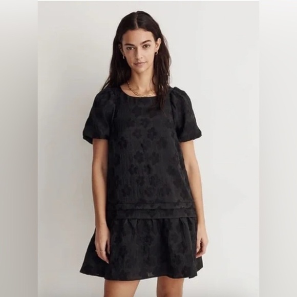 Madewell Aida Floral Mini Dress - Black - Size 4 - From Rent the Runway! - Picture 1 of 8